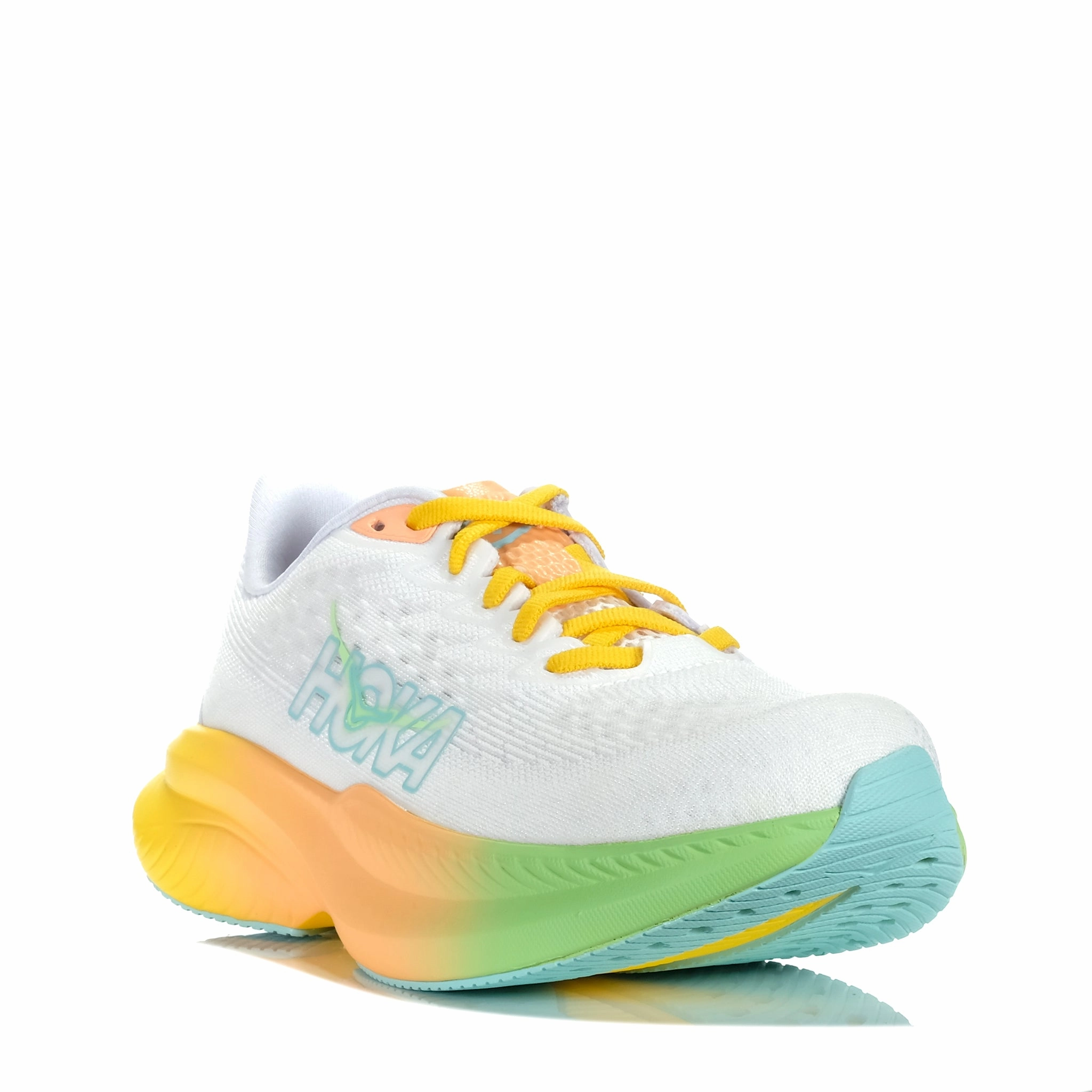 Rapid pace Hoka Mach 6 (B) Frost/Starlight Glow