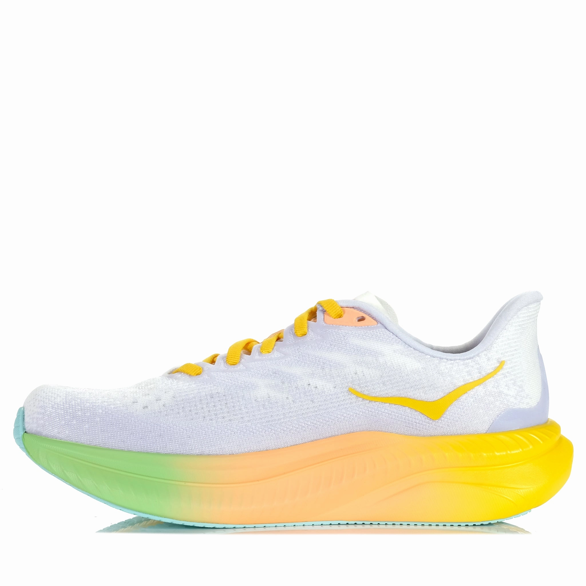 Rapid pace Hoka Mach 6 (B) Frost/Starlight Glow