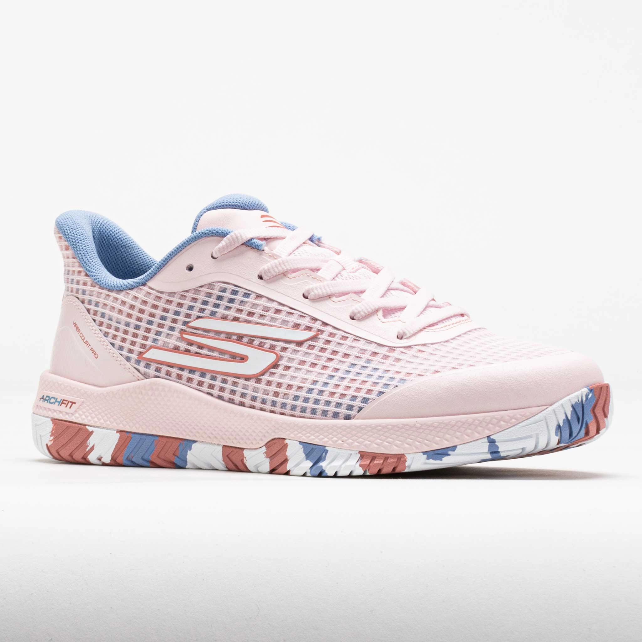Rapid Response Skechers Viper Court Pro Women's Light Pink/Blue