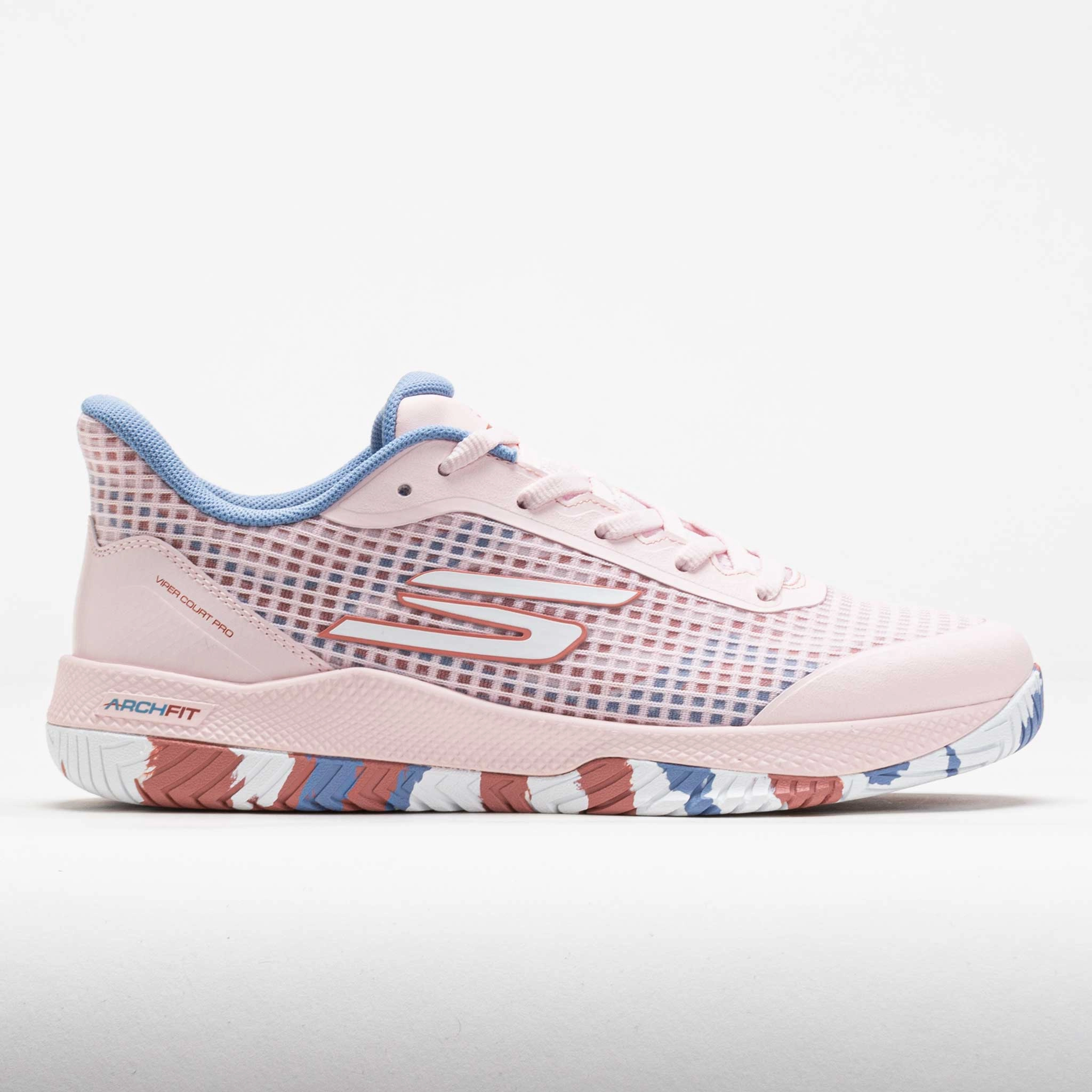 Rapid Response Skechers Viper Court Pro Women's Light Pink/Blue