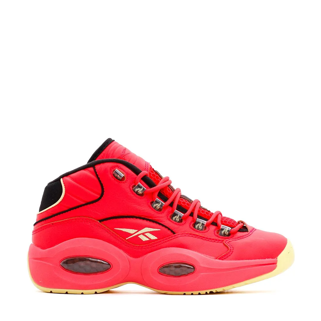 Ground Contact Feel Training Zone Control Reebok Basketball Men Question Mid x Hot Ones Allen Iverson Red GV7093