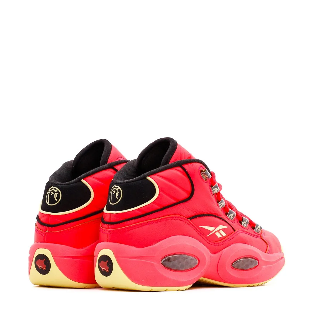 Reebok Basketball Men Question Mid x Hot Ones Allen Iverson Red GV7093 Strong Performance