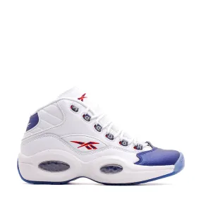 Reebok Classics Basketball Men Question Mid Allen Iverson Blue Toe GX0227 All Day Comfort Stretchy Material