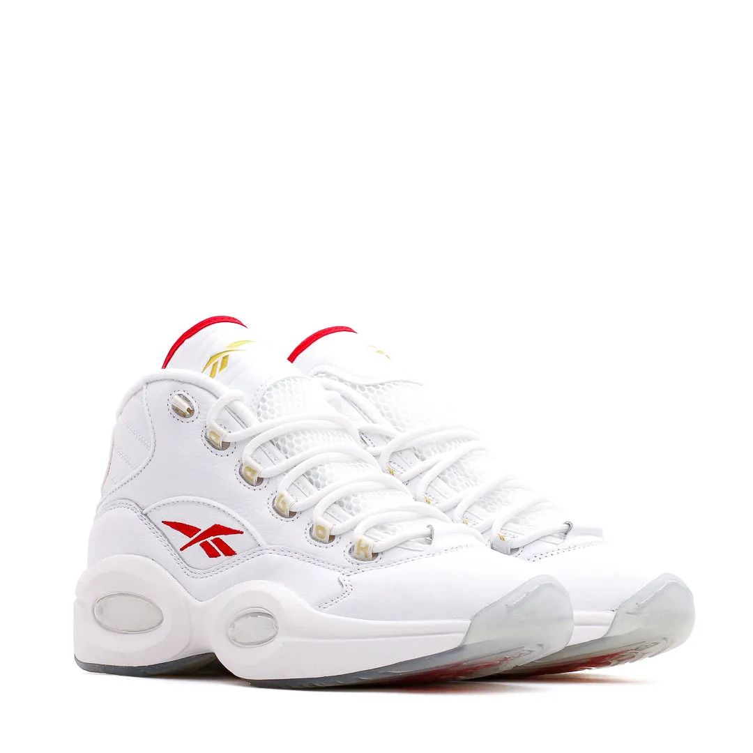 Reebok Classics Basketball Men Question Mid Allen Iverson Dr J #6 White Red GX0230 Vertical Drive Base