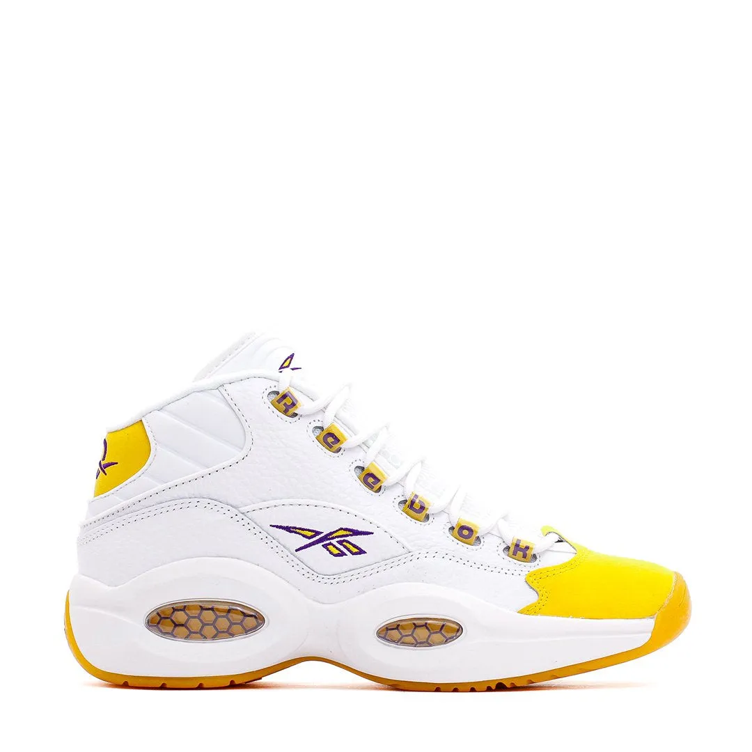 Reebok Classics Basketball Men Question Mid Allen Iverson Yellow Toe Core FX4278 Ultra-Control