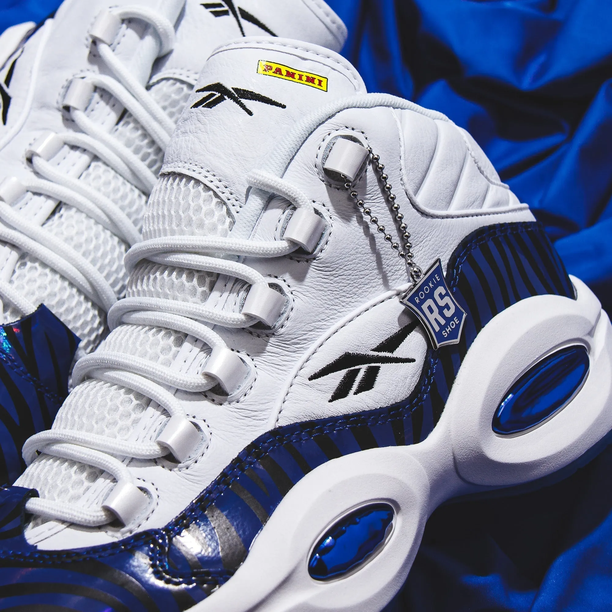 Reebok Classics x Panini Basketball Men Question Mid Allen Iverson White HQ1097 Elite Agility