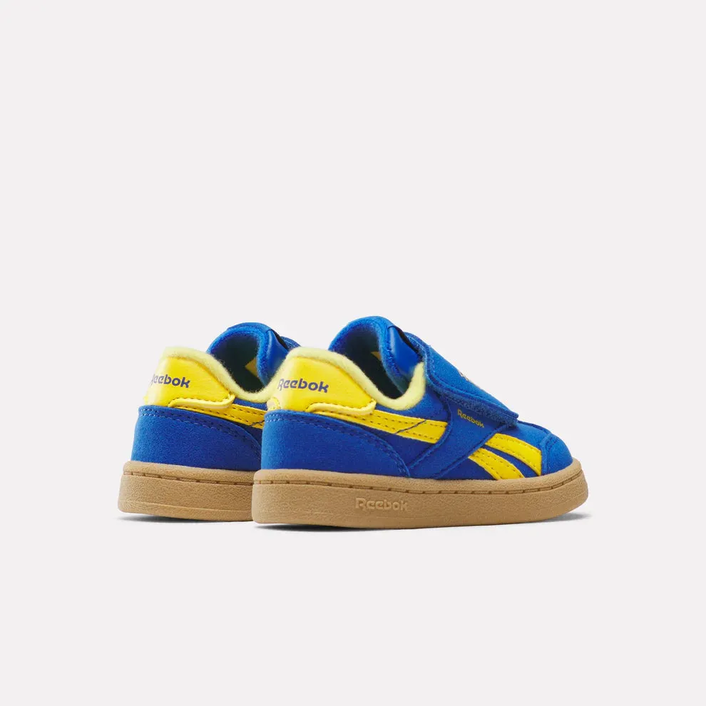 Reebok Smash Edge Tennis Sneaker Infant - Optimum Blue/Golden Haze Supportive grip