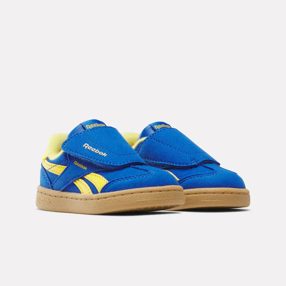 Reebok Smash Edge Tennis Sneaker Infant - Optimum Blue/Golden Haze Supportive grip