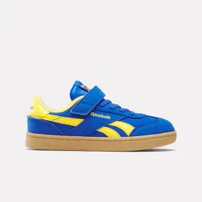Travel Friendly Reebok Smash Edge Tennis Sneaker - Optimum Blue/Golden  Haze
