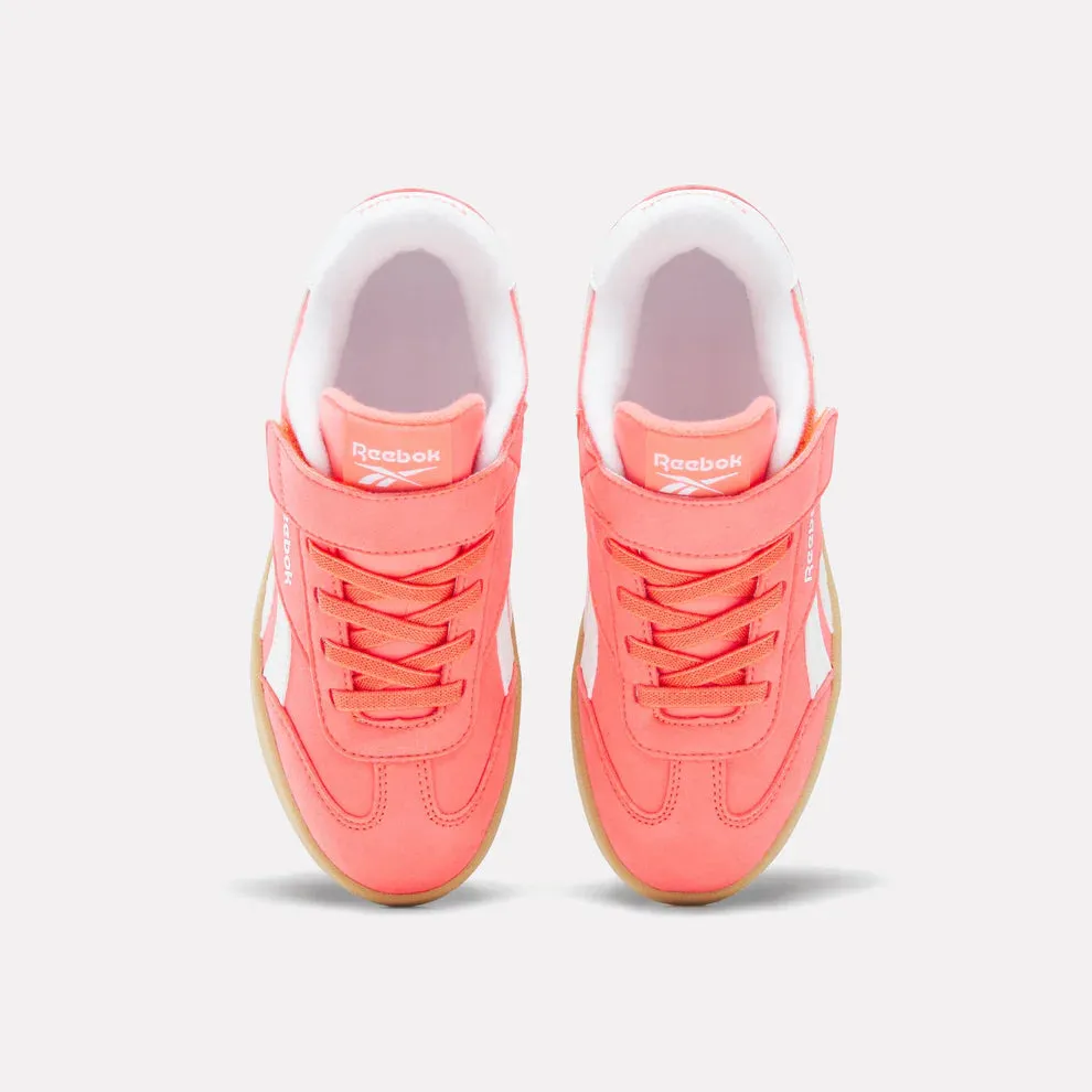 Reebok Smash Edge Tennis Sneaker - Sunset Coral /White Fashion-forward comfort