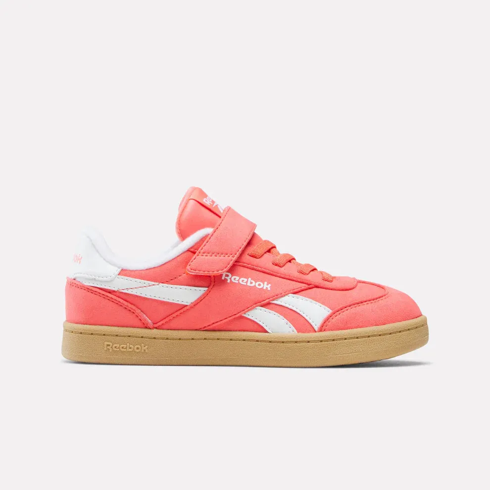 Reebok Smash Edge Tennis Sneaker - Sunset Coral /White Walk Lifestyle Impact-absorbing fit