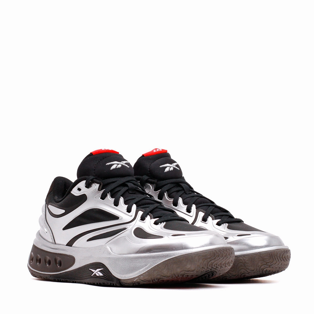 Reebok Basketball Men Engine A Black Silver Core 100228150 Active Step-On Glide Comfort Layer