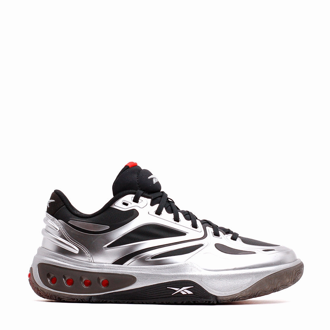 Reebok Basketball Men Engine A Black Silver Core 100228150 Active Step-On Glide Comfort Layer