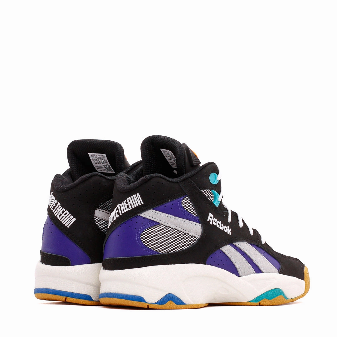 Reebok Classic Basketball Men ATR Pump Vertical Black Purple 100074933 Travel Step-On Glide Layer