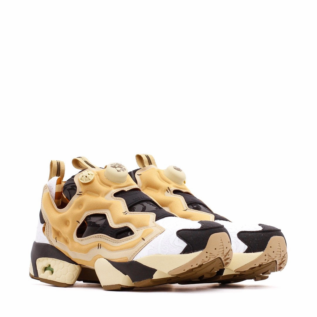 Reebok Classics Men InstaPump Fury x Kung Fu Panda Po Black White Beige GZ8632 Smart Flow