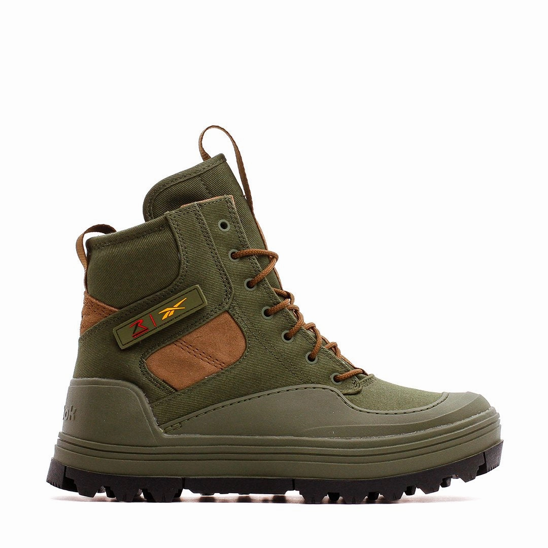 Reebok Classics Women x Rothco Club C Cleated Mid Green Brown Black GY8059 Desert Hike Trendy Shoes