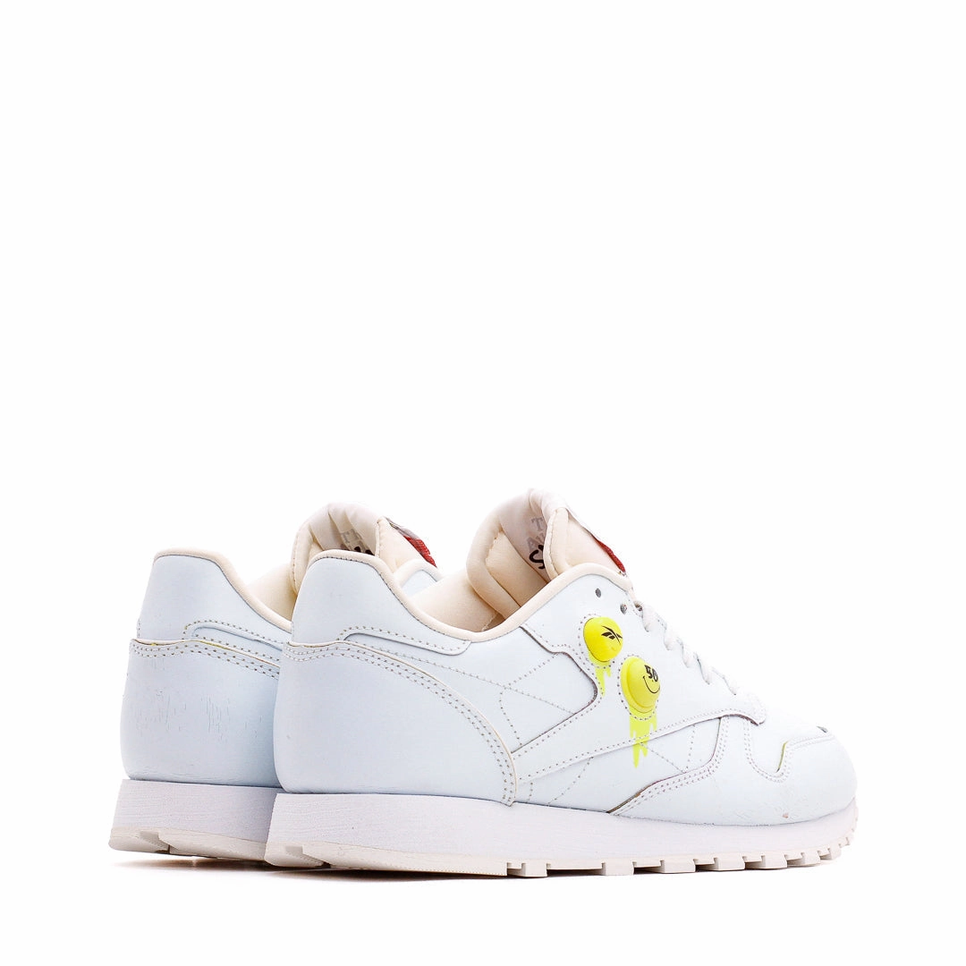 Reebok Classics x Smiley Men Classic Leather Pump 50th White GY1580 Comfort Edge