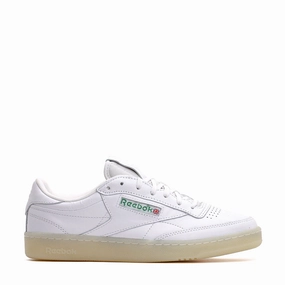 Reebok Men Club C White Green 100209029 Energy Step Chase Step