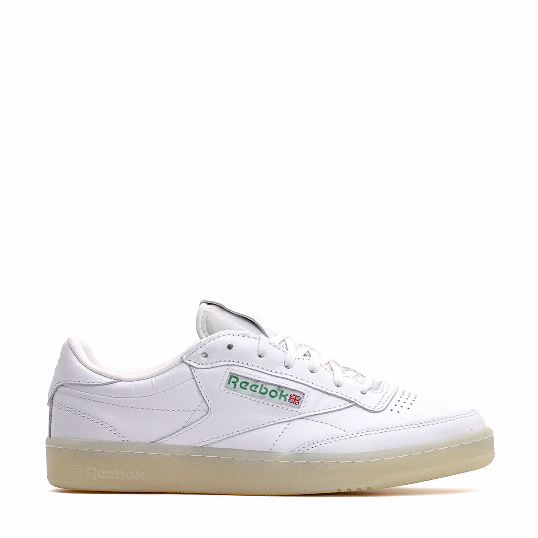 Reebok Men Club C White Green 100209029 Energy Step Chase Step