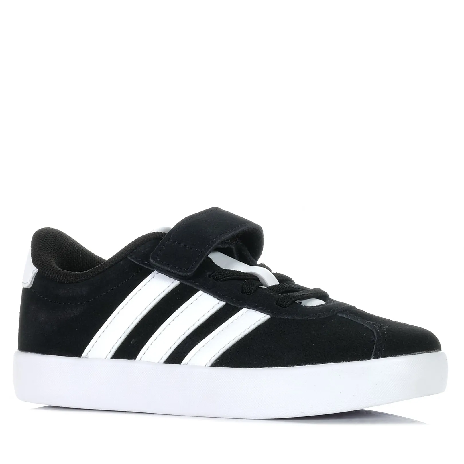 Adidas VL Court 3.0 EL C Kids Black/White Push Forward Durable Material