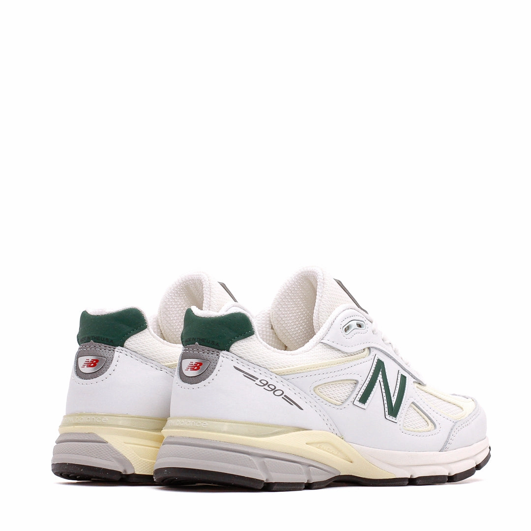 Relax Step New Balance Unisex 990v4 Calcium Made In USA U990TC4