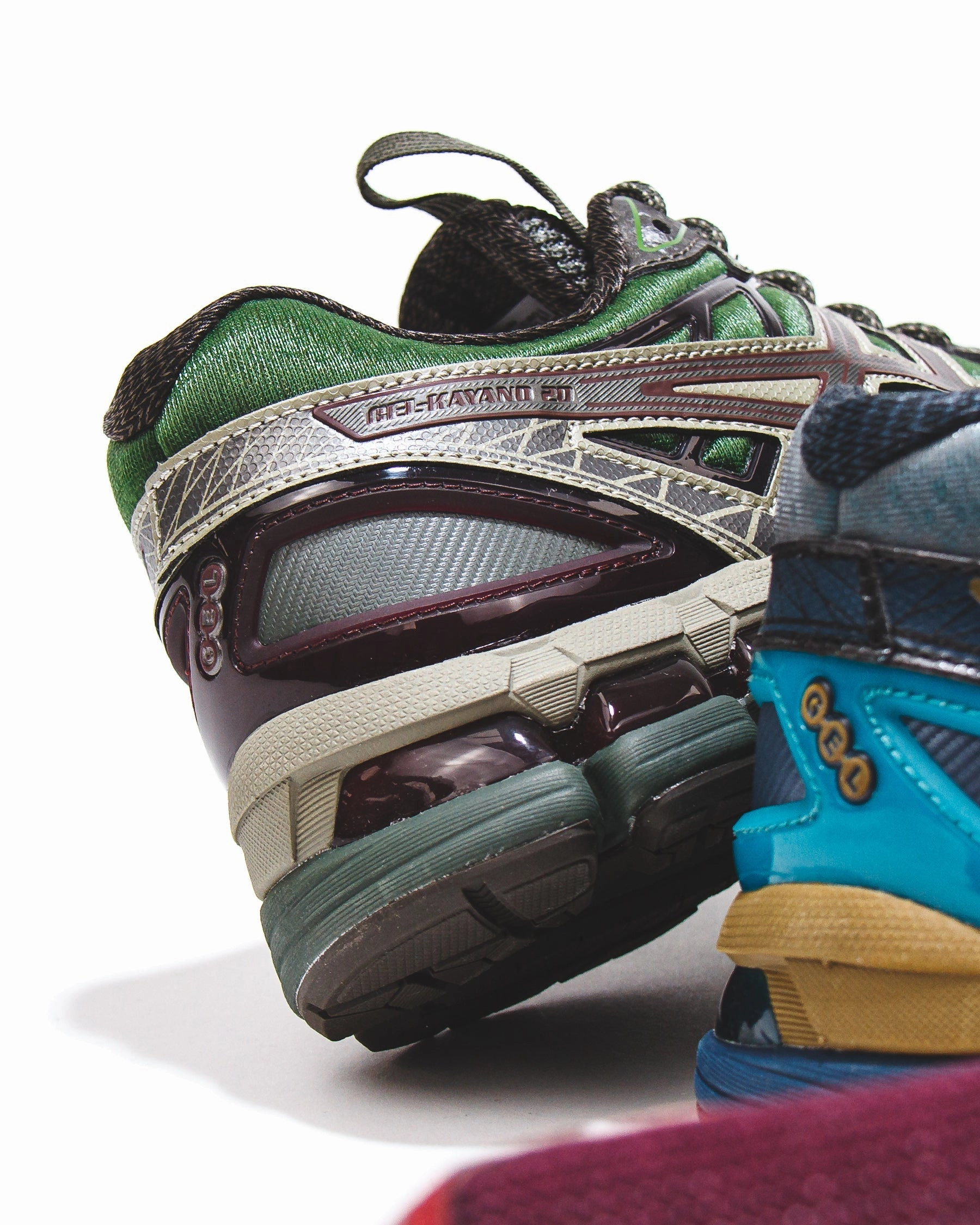 Relaxed Fit Asics Unisex UB10-S Gel-Kayano 20 Moss Gunmetal 1203A664-300