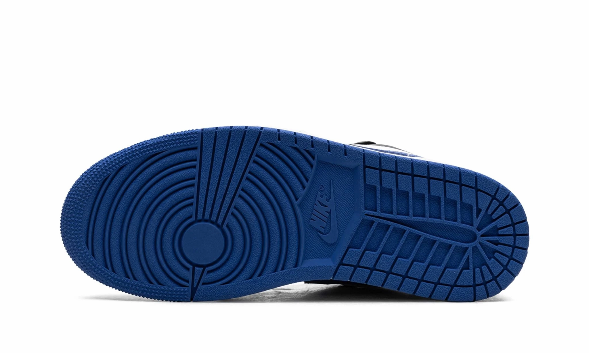 Relaxed Walk Air Jordan 1 Low Alternate Royal Toe
