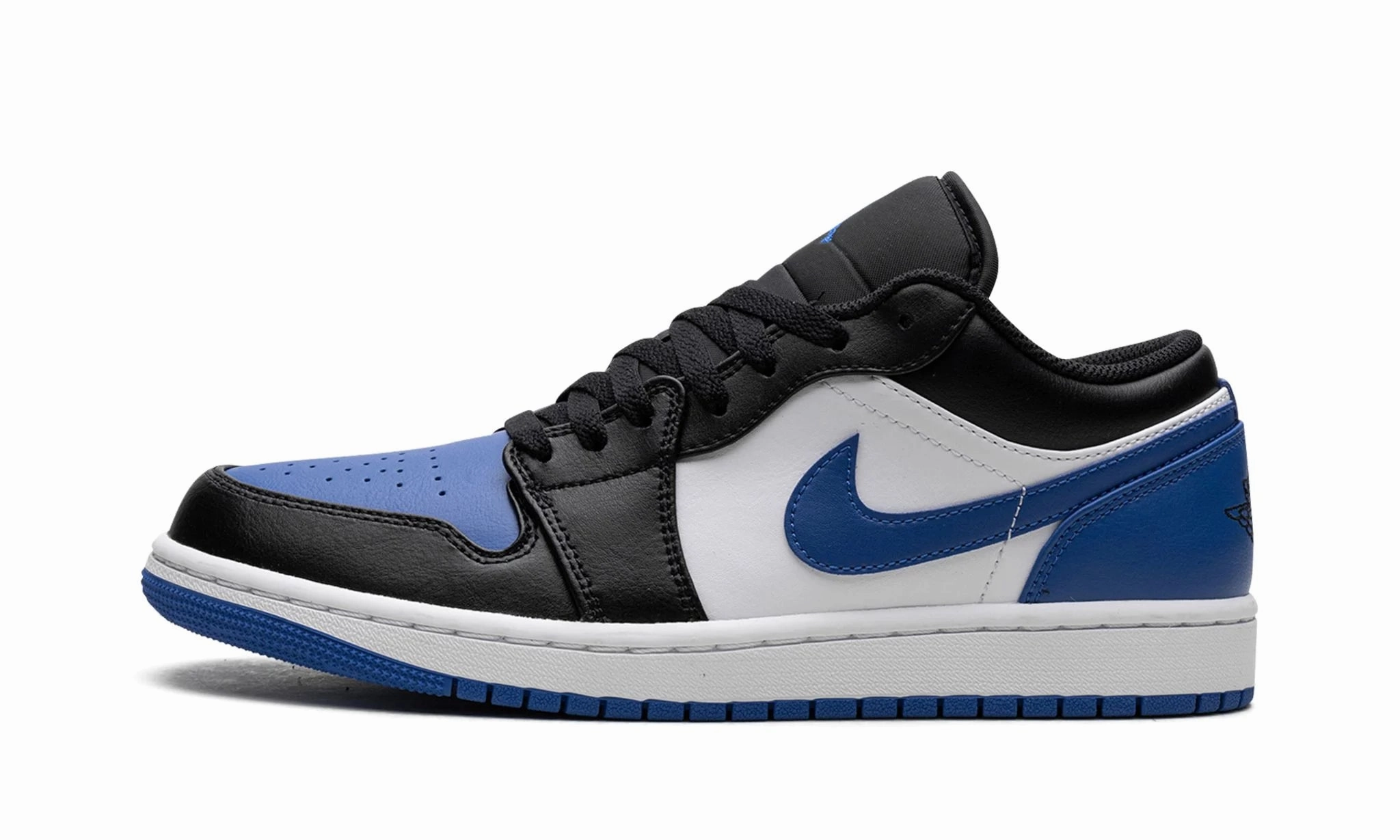 Air Jordan 1 Low Alternate Royal Toe Light Stride Gym ready