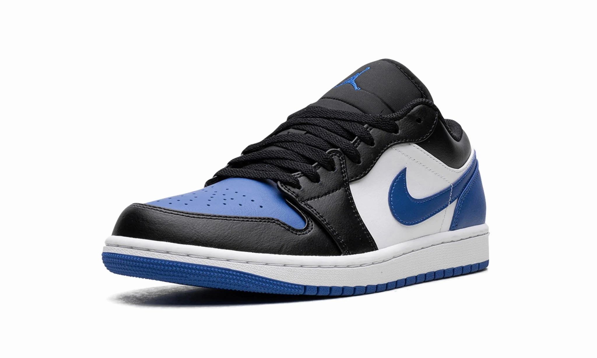 Relaxed Walk Air Jordan 1 Low Alternate Royal Toe