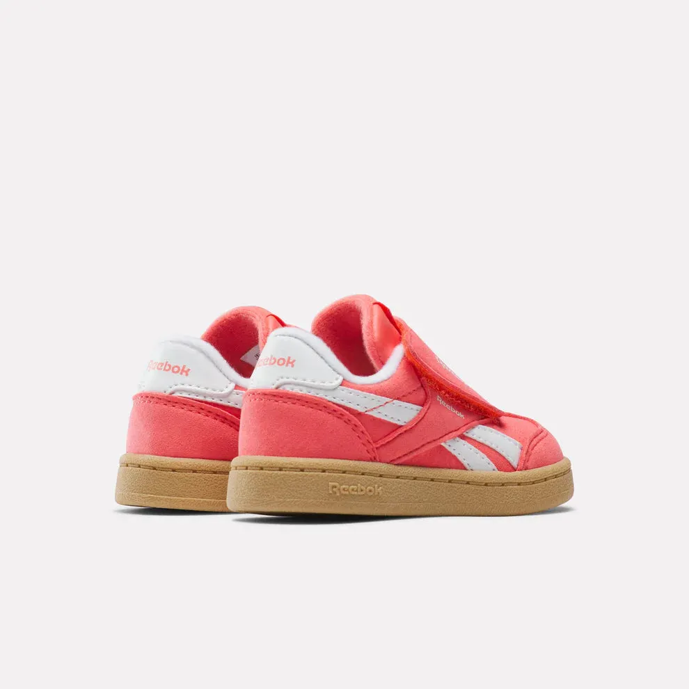 Reliable Fit Reebok Smash Edge Tennis Sneaker Infant - Sunset Coral /White