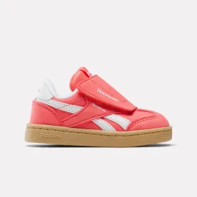 All-purpose fit Reebok Smash Edge Tennis Sneaker Infant - Sunset Coral /White