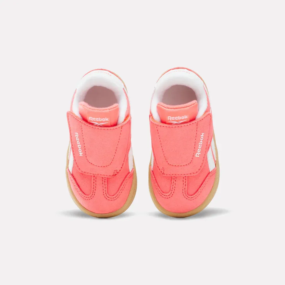 Reliable Fit Reebok Smash Edge Tennis Sneaker Infant - Sunset Coral /White