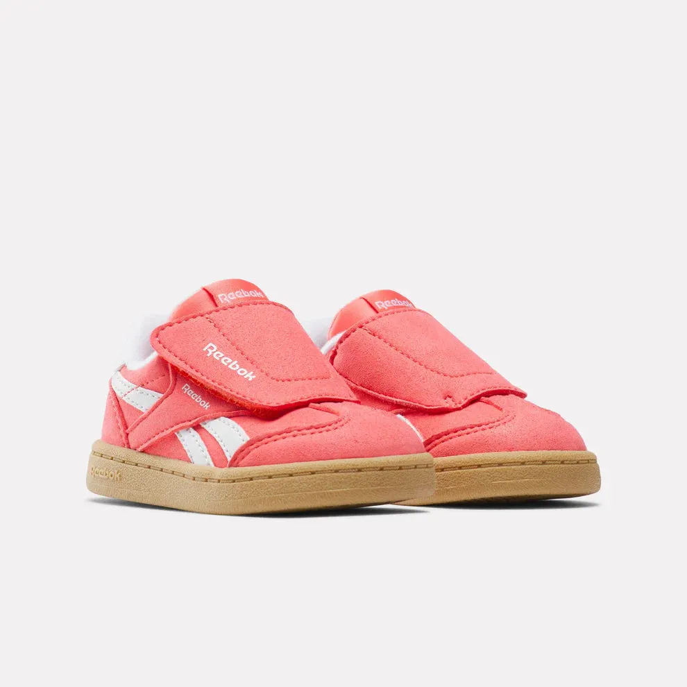 Reliable Fit Reebok Smash Edge Tennis Sneaker Infant - Sunset Coral /White