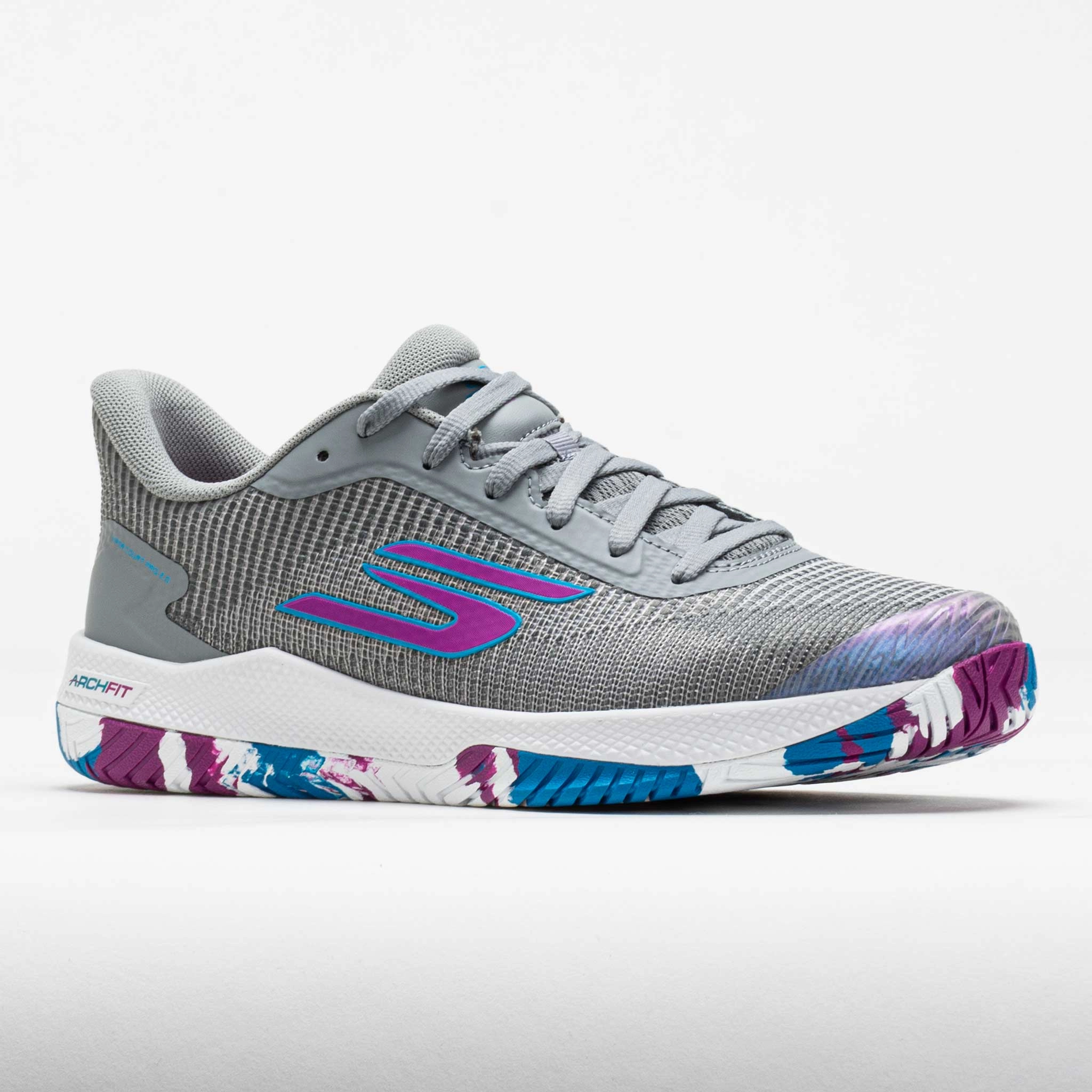 Responsive ride Skechers Viper Court Pro 2.0 Women's Gray/Multi