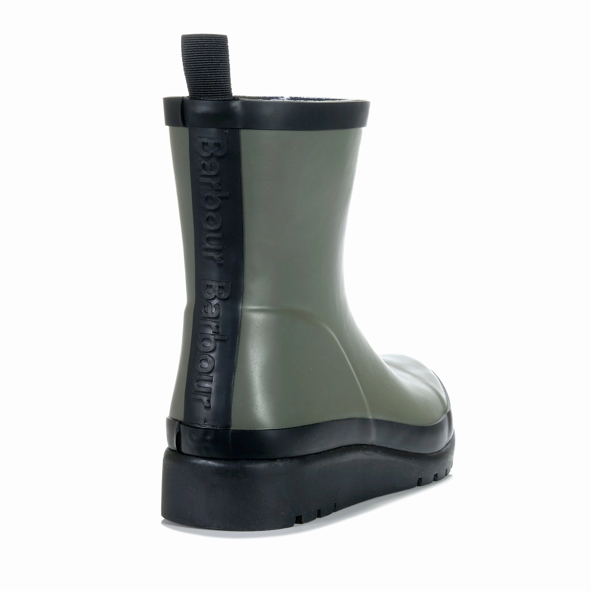 Road Fit Barbour Portree Wedge Wellingtons Dusky Olive/Black