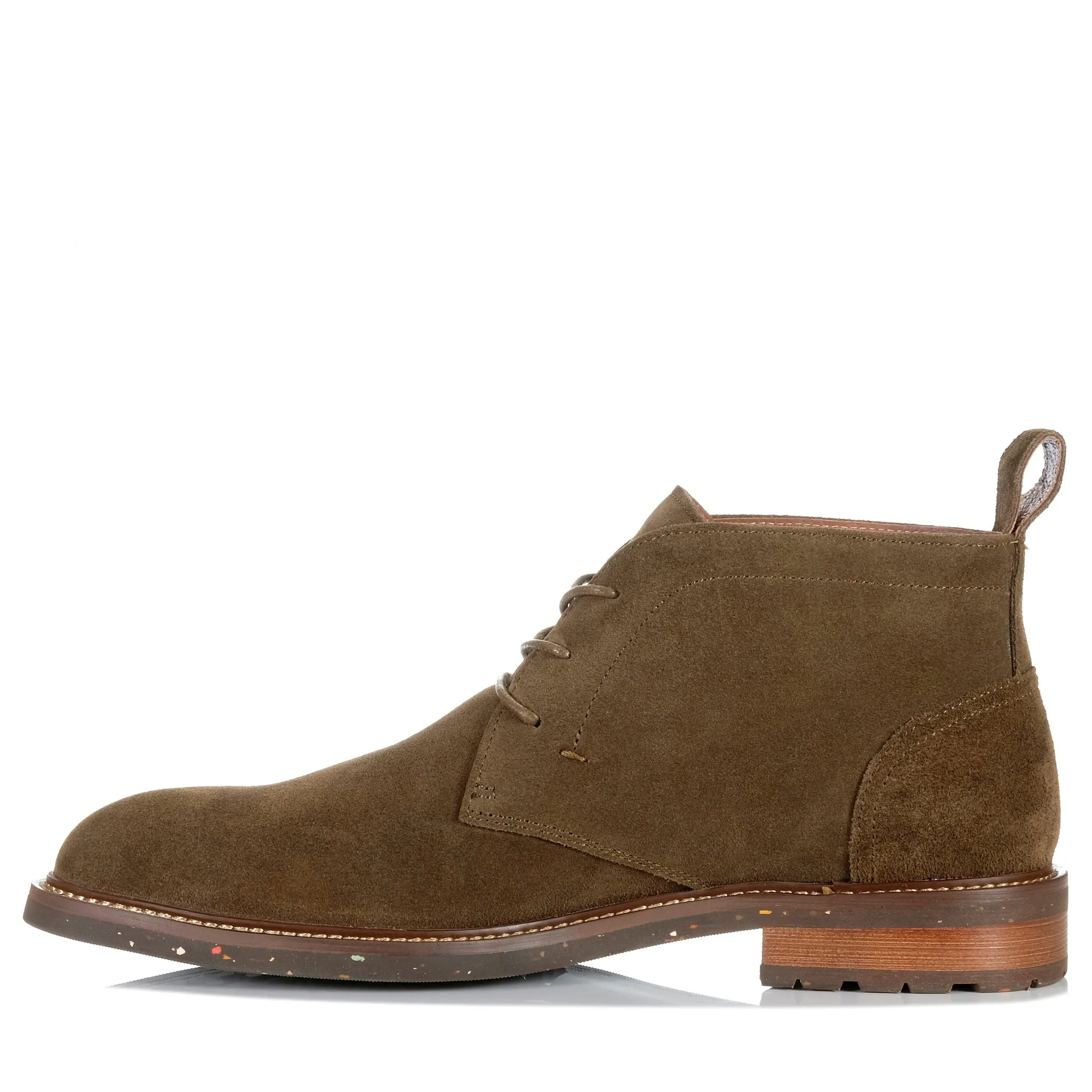 Rough Trails Lorenzo Fratelli Louis Olive Suede