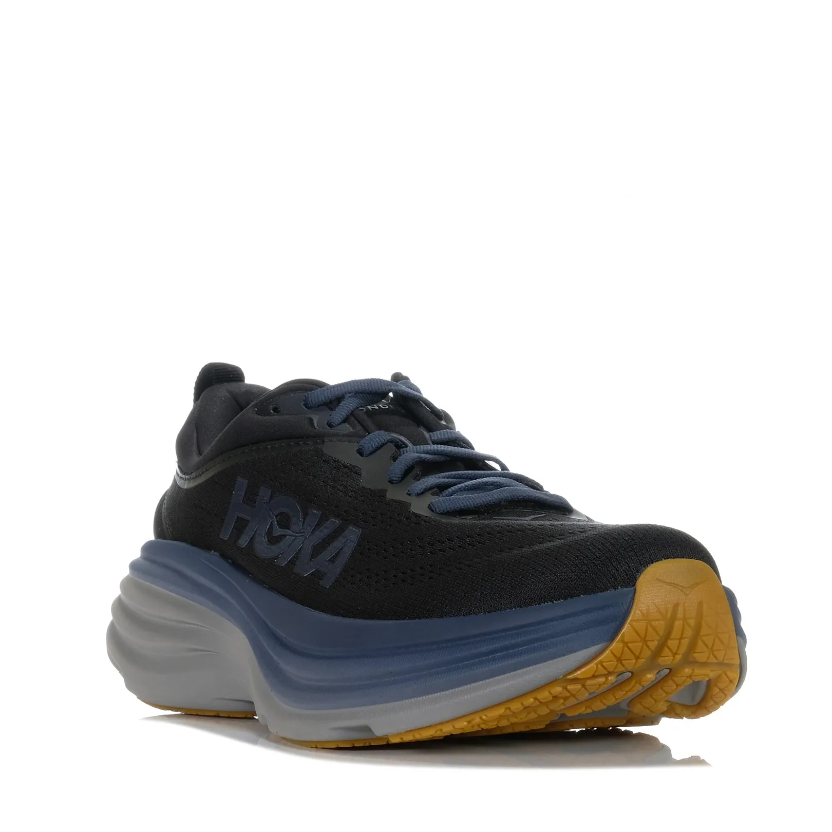 Running Sturdy Hoka Bondi 8 (D) Black/Iron Ore