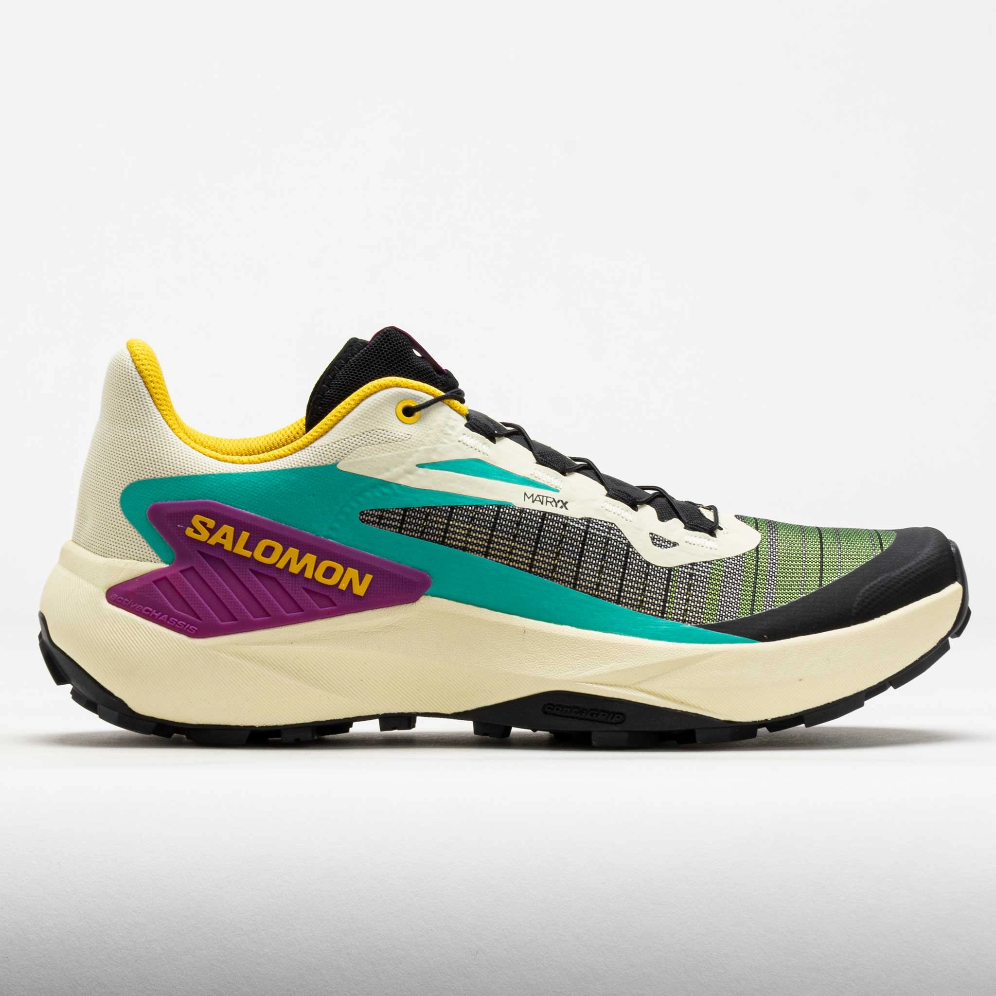 Salomon Genesis Men's Transparent Yellow/Black/Willowherb Steep Climb