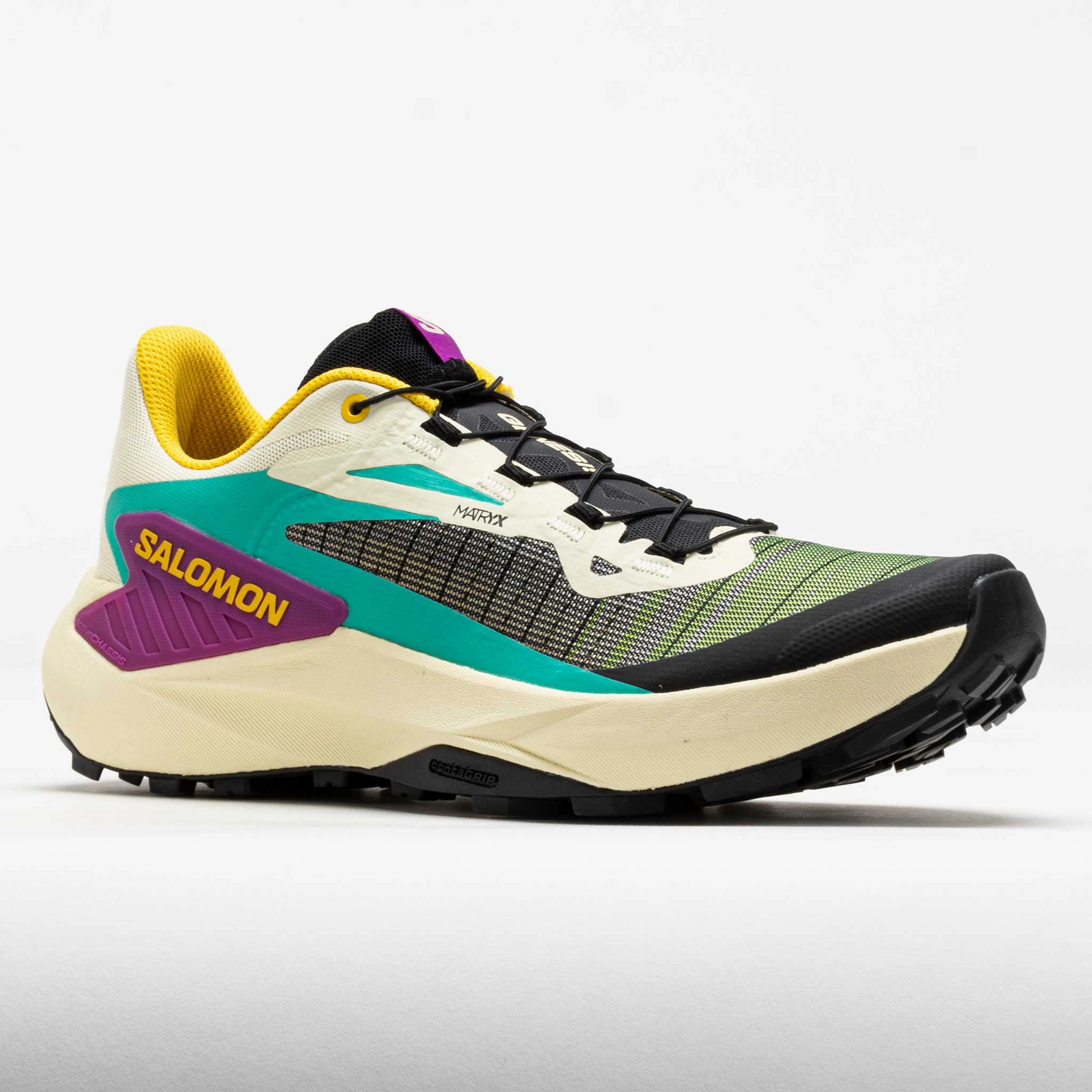 Salomon Genesis Men's Transparent Yellow/Black/Willowherb Steep Climb