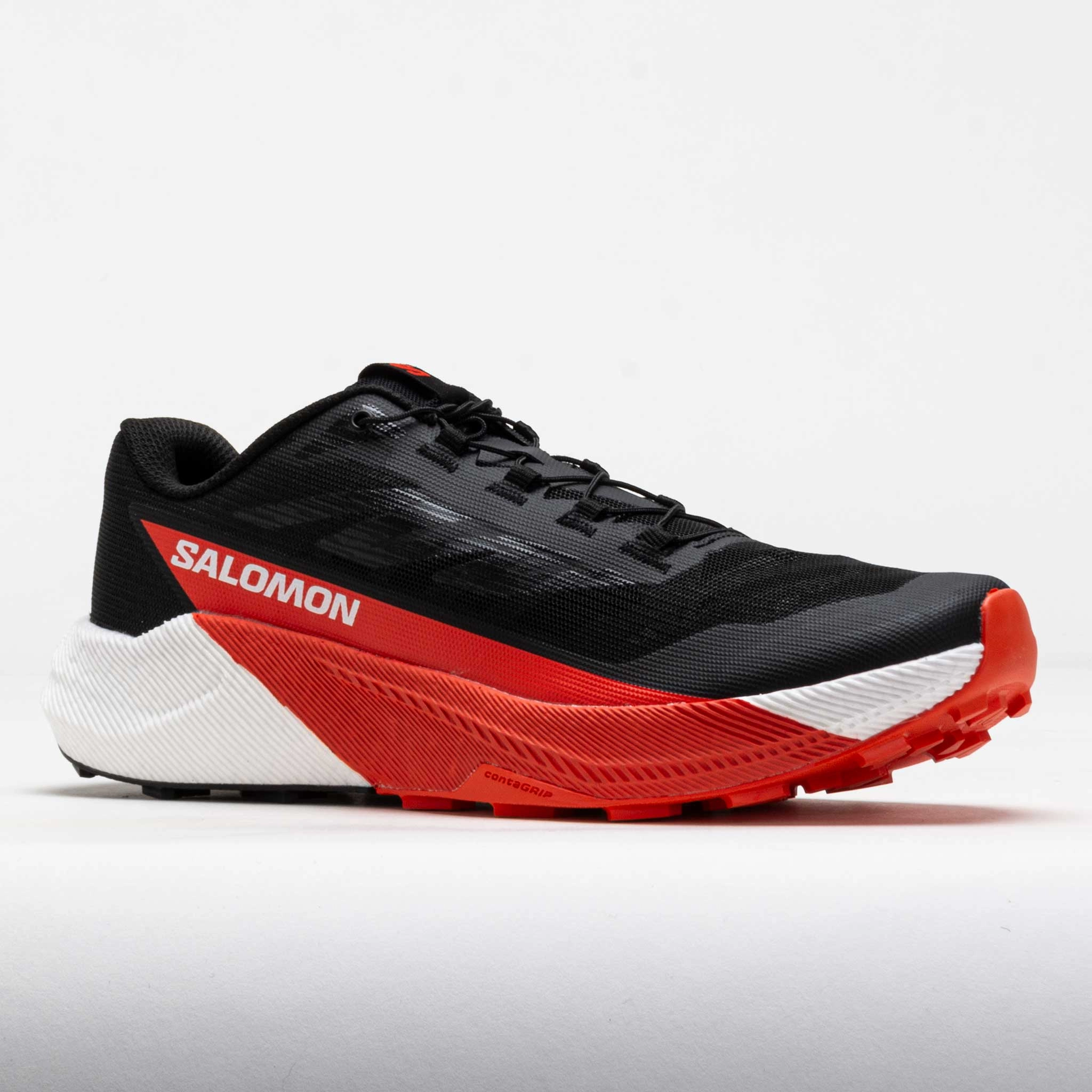 Salomon Pulsar Men's Black/White/Cherry Tomato Trail Support Gear