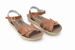 Effortless Pair Air Friendly Salt Water Sandals Boardwalk - Tan