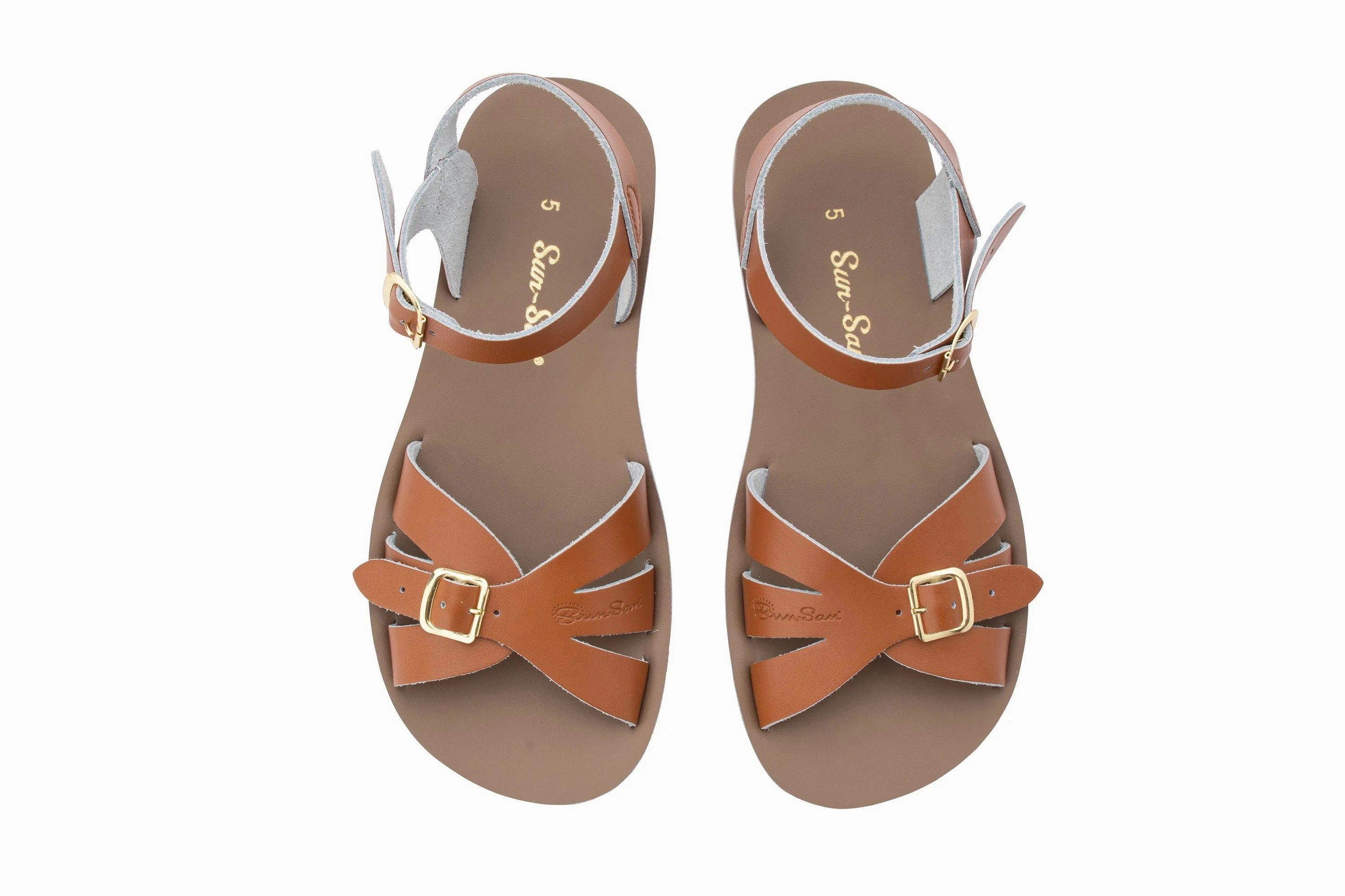 Salt Water Sandals Boardwalk - Tan Cloud-Like Comfort