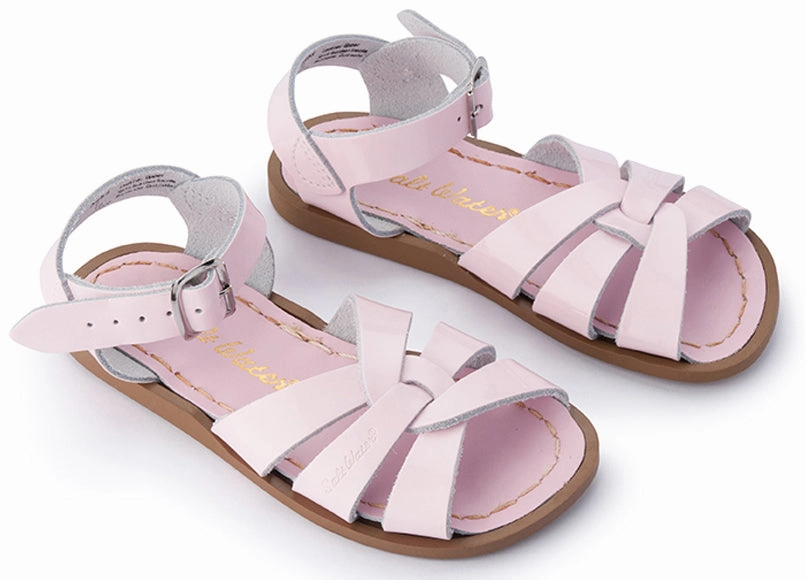 Salt Water Sandals Original - Shiny Pink Slip Away Open Wear