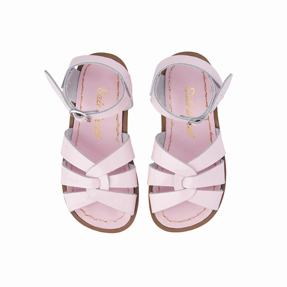Salt Water Sandals Original - Shiny Pink Elevated Stiletto Sandal Shoes