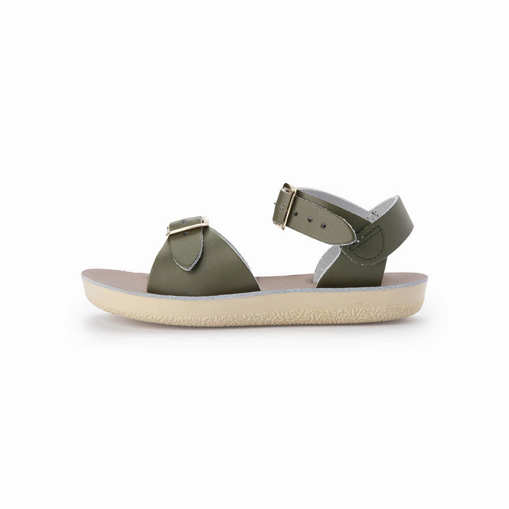 Salt Water Sandals Surfer - Olive Ergonomic Shape