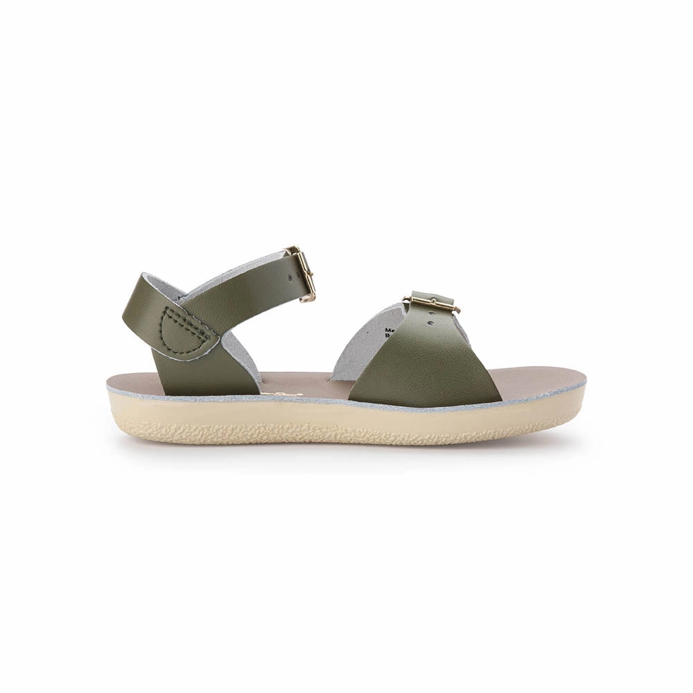 Salt Water Sandals Surfer - Olive Ergonomic Shape