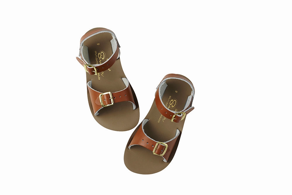 Salt Water Sandals Surfer - Tan Plush Cushioning