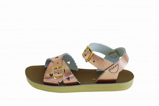 Salt Water Sandals Sweetheart - Rose Gold Easy Fit