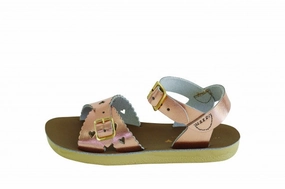 uv guard No Rub Salt Water Sandals Sweetheart - Rose Gold