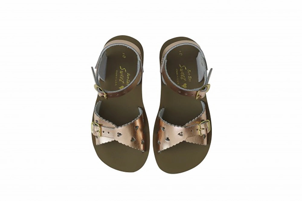 Salt Water Sandals Sweetheart - Rose Gold Easy Fit